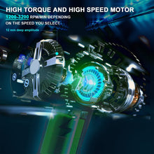 Load image into Gallery viewer, sieeck Massage Gun Deep Tissue, Percussion Muscle Massager with 30 Speeds, Quiet Handheld Massagers for Athletes Shoulder Neck Back Relaxation, LCD Touch Screen with 12 Heads