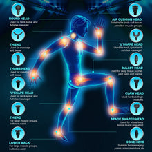 Load image into Gallery viewer, sieeck Massage Gun Deep Tissue, Percussion Muscle Massager with 30 Speeds, Quiet Handheld Massagers for Athletes Shoulder Neck Back Relaxation, LCD Touch Screen with 12 Heads